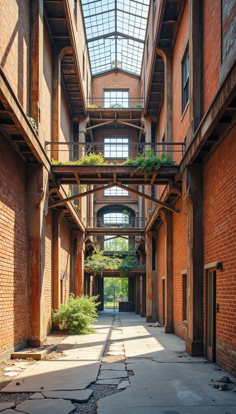 Free Industrial Urban Passage Image - Industrial, Brick, Factory ...