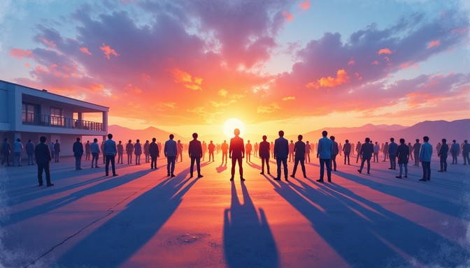 Regular Morning Unity Background Free Unity At Dawn Image - Watercolor, Sunrise, Unity | Download at ...