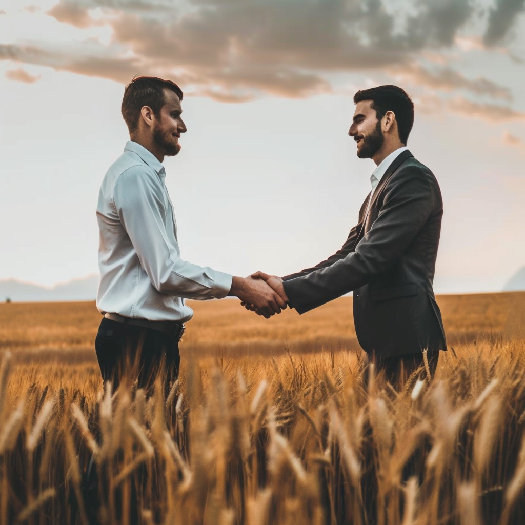 Free Handshake in Wheatfield Image - Handshake, Sunset, Business ...