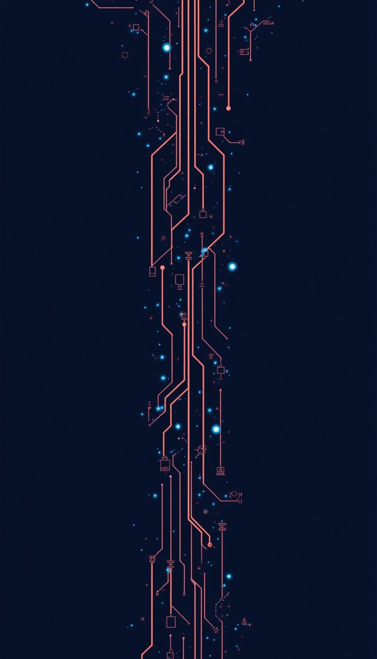 Free Vertical Tech Arteries Image - Cyberpunk, Circuit, Pixel ...