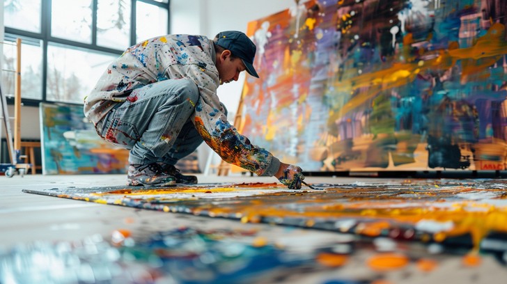 Free Artist Creating Masterpiece Image - Artist, Painting, Creativity ...