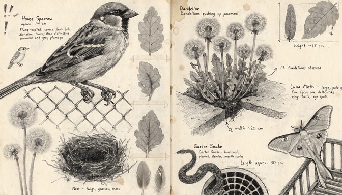 Free City Wildlife Journal Image - Illustration, Journal, Sketch ...