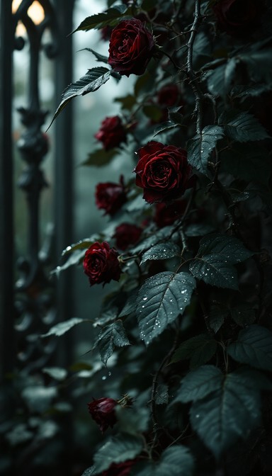 Free Gothic Rose Dewdrop Image - Gothic, Rose, Dewdrop | Download at ...