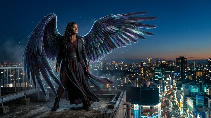 Free Urban Angel Rising Image - Angel, Wings, Rooftop | Download at ...