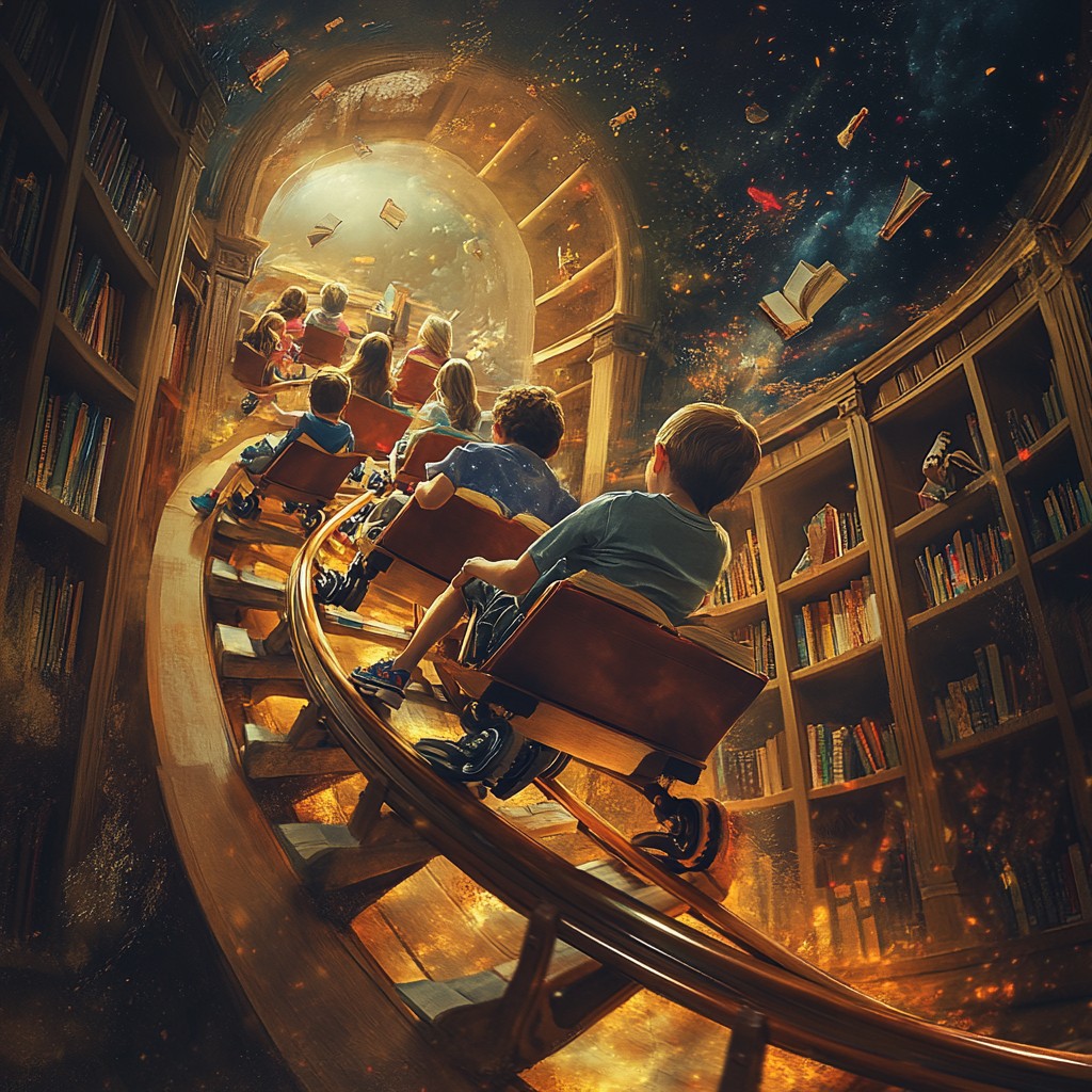 Free Enchanted Library Adventure Image Fantasy Library Adventure