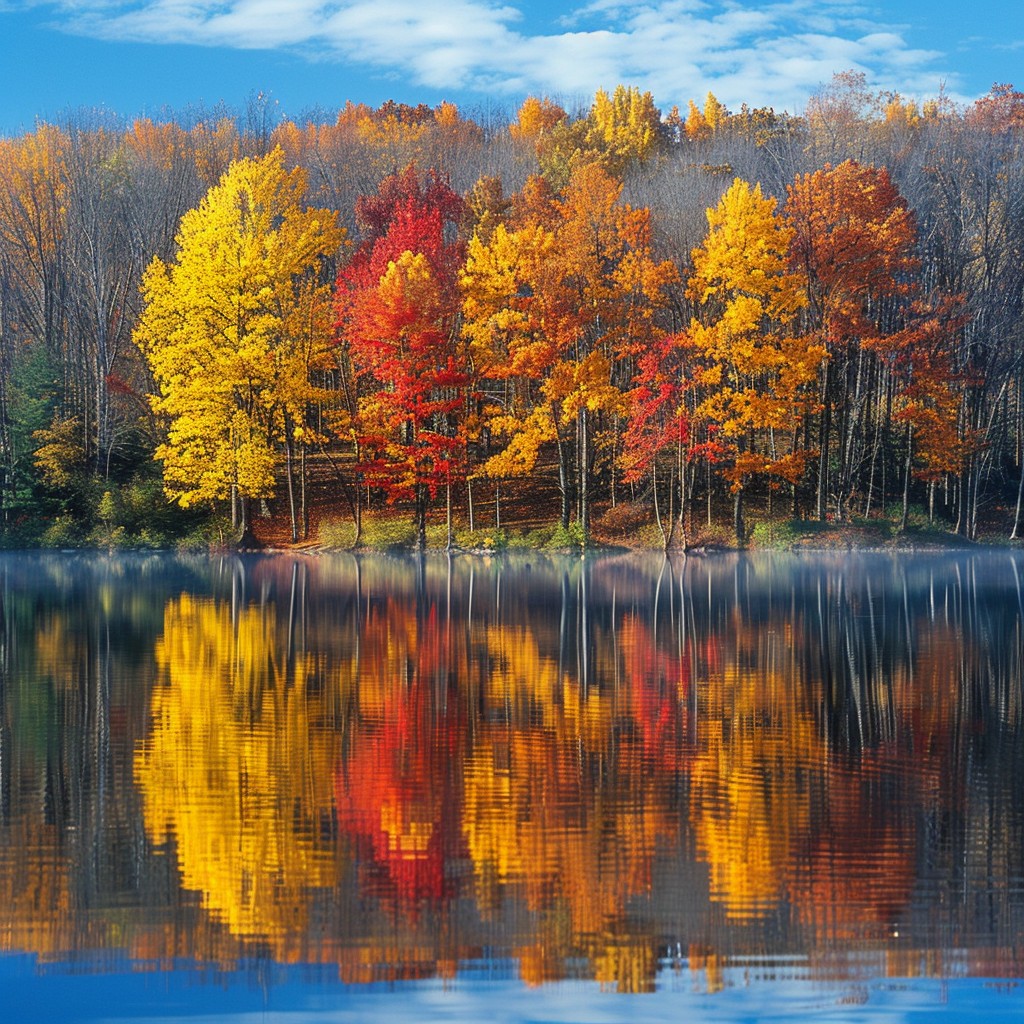 Free Autumn Reflections Serene Image - Autumn, Reflections, Serene ...