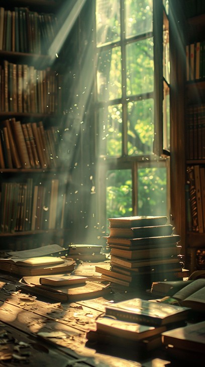 Free Sunlit Cozy Library Image - Library, Books, Sunlight | Download at ...