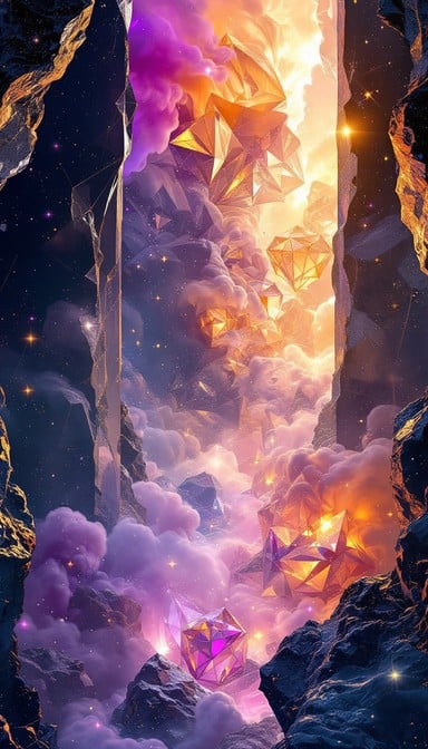 Free Ethereal Crystal Rift Image | Download at StockCake