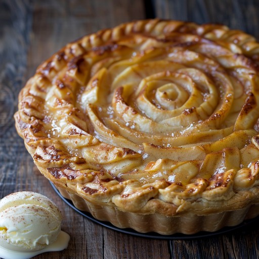 Free Apple Spiral Pie Image - Apple, Pie, Dessert | Download at StockCake