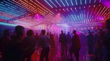 Free Vibrant Club Scene Image - Club, Nightlife, Dancing | Download at ...