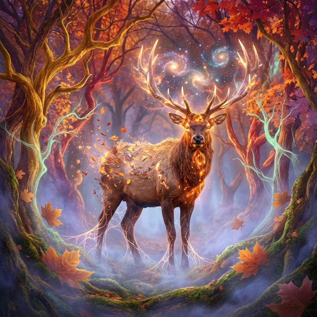 Magic Elk Free Cosmic Elk Transformation Image - Elk, Deer, Stag | Download at ...