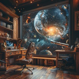 Infinity Study Room Free Starry Study Room Image - Study, Cosmos, Room | Download at StockCake