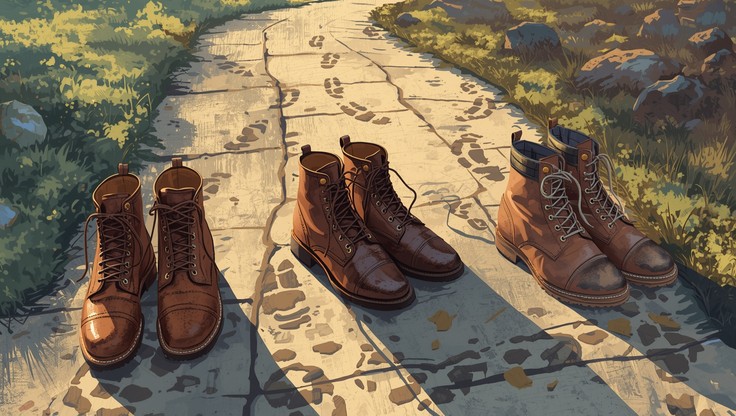 Free Illuminated Footsteps Ahead Image - Boots, Walking, Illuminated ...
