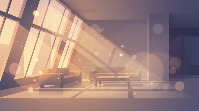 Free Serene Interior Atmosphere Image - Illustration, Minimalist ...