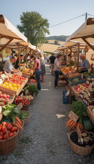 Free Rustic Market Day Image - Market, Produce, Horse-drawn | Download ...