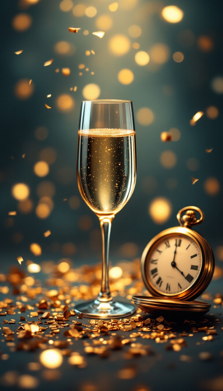 Free Midnight's Golden Toast Image - Champagne, Celebration, Midnight ...