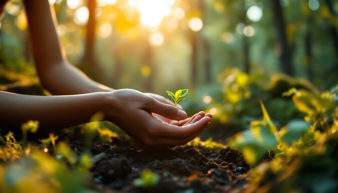 Free Nurturing New Growth Image - Woman, Nature, Forest | Download at ...