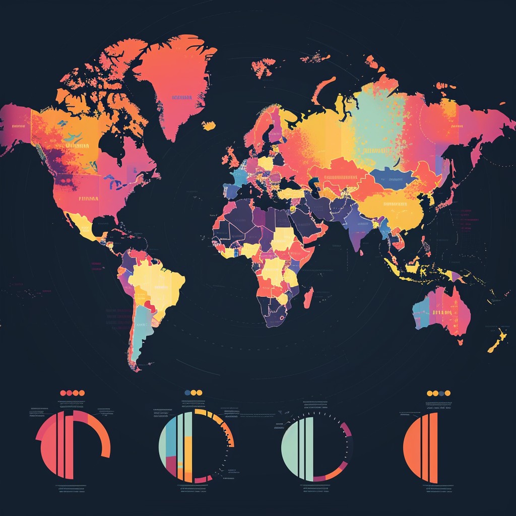 Earth Map Color Free Colorful World Map Image - World, Map, Colorful | Download at ...