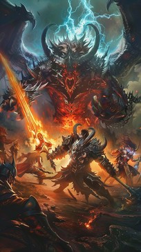 Free Epic Battle Scene Image - Fantasy, Battle, Warriors | Download at ...