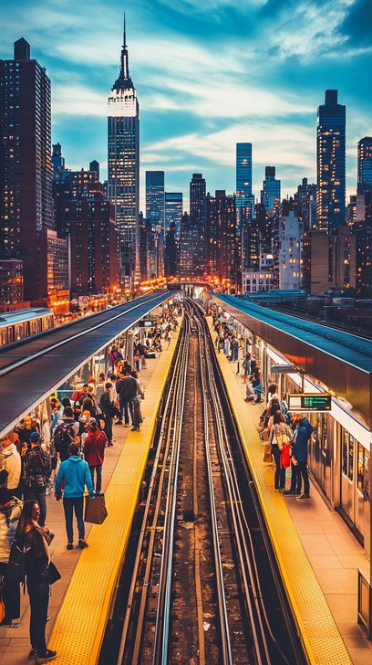Free Evening city commute Image - City, Evening, Commuters | Download ...