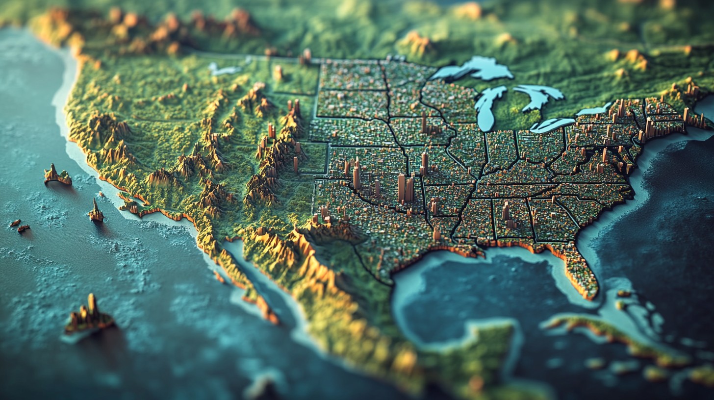 Free Miniature USA map Image | Download at StockCake