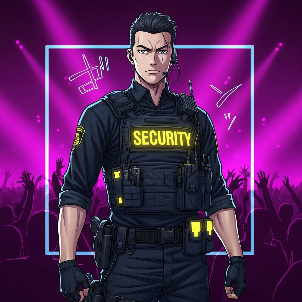 Free Security Guard Ready Image - Security, Guard, Anime | Download at ...