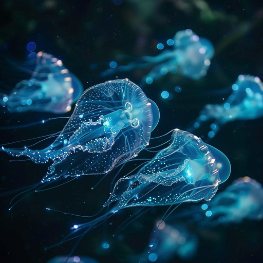 Free Glowing Blue Jellyfish Image - Jellyfish, Ocean, Blue | Download ...
