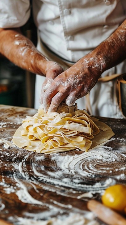 Free Making fresh pasta Image - Chef, Pasta, Kitchen | Download at ...