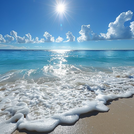 Free Sunny beach day Image - Beach, Sun, Waves | Download at StockCake