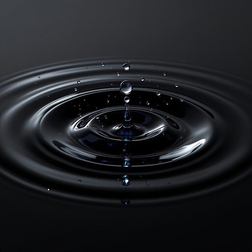 Free Rippling Obsidian Symmetry Image | Download at StockCake