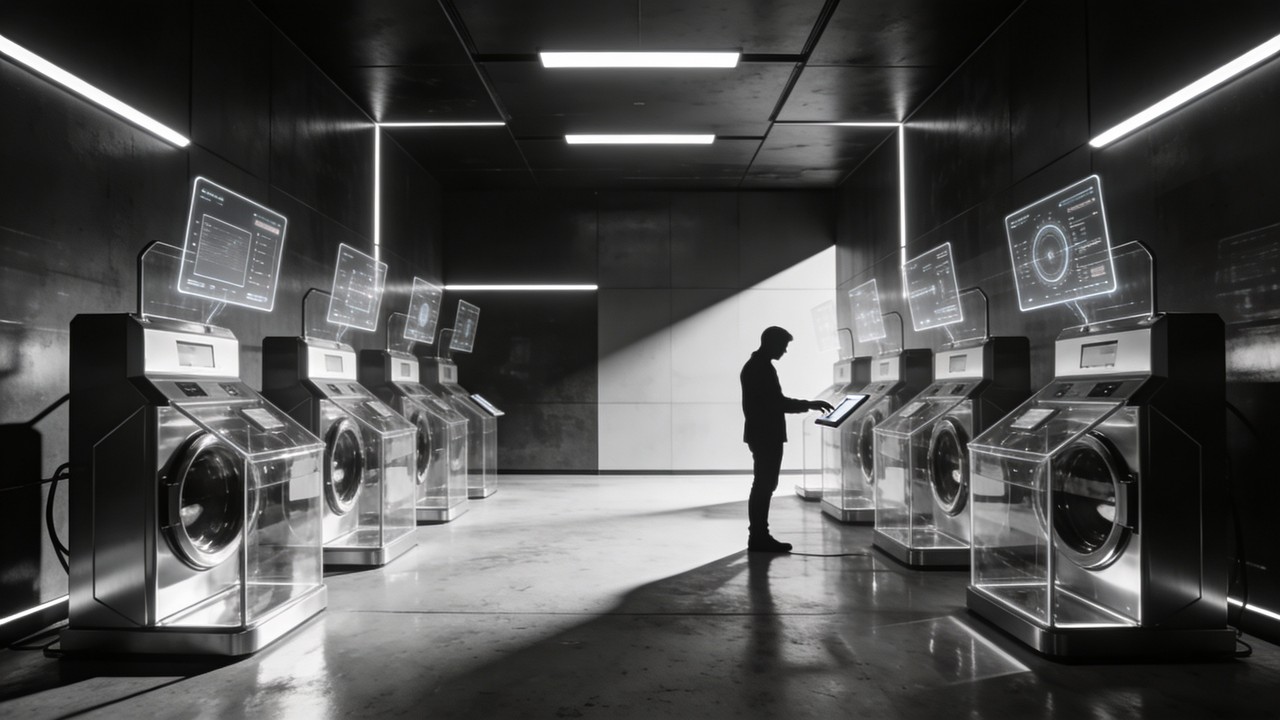 Free Futuristic Laundry Technology Image - Futuristic, Laundromat ...