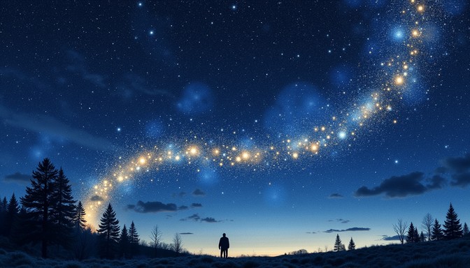 Celestial Ridge Free Celestial Mountain Path Image - Cosmic, Celestial, Mountains ...