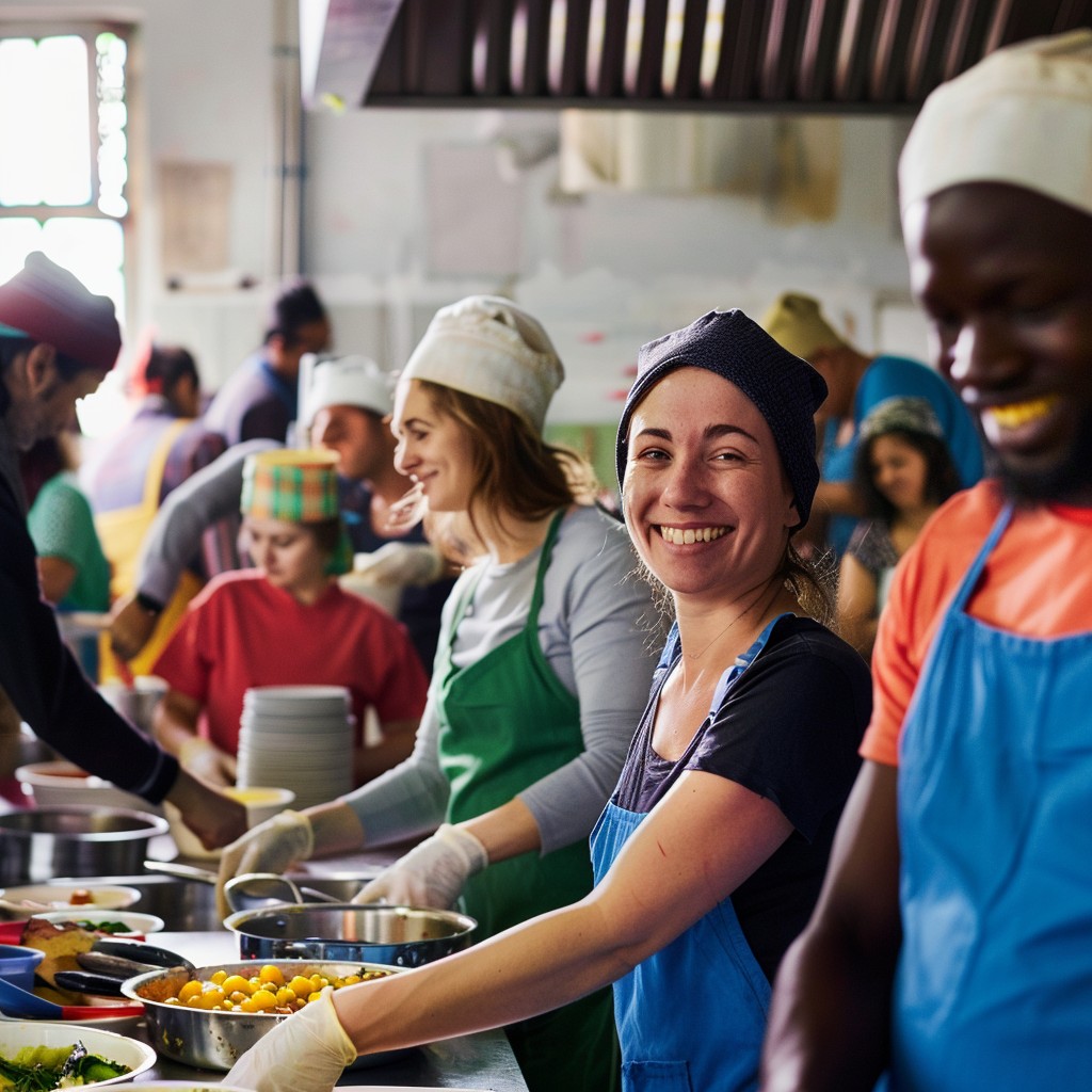 Free Community Meal Preparation Photo - Volunteering, Community ...