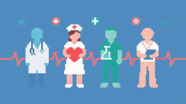 Free Pixel Healthcare Heroes Image - Healthcare, Pixelart, Medical ...