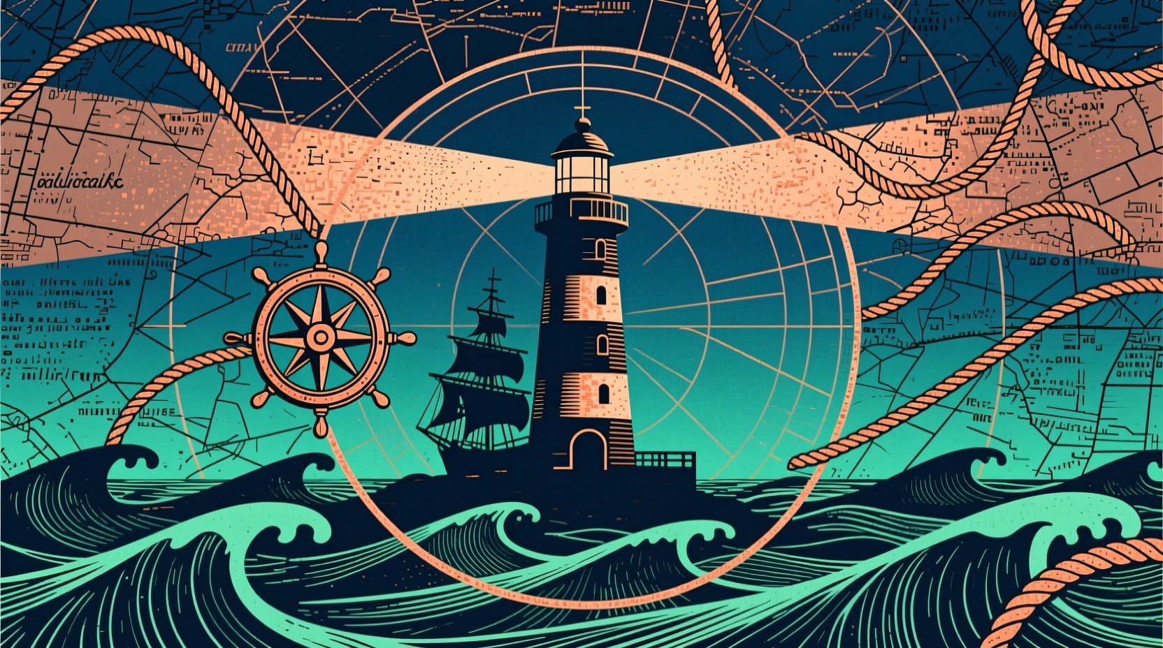 Free Maritime Beacon Guide Image - Lighthouse, Nautical, Compass ...