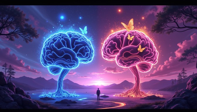 Electrical Tree Brain Free Illuminated Neural Landscape Image - Brain, Neural, Clouds ...