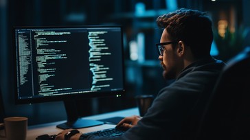 Coding Pict Free Tech-focused workspace Image - Technology, Professional, Office ...