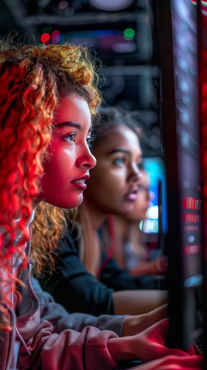 Free Tech Team Focused Image - Technology, Women, Teamwork | Download ...