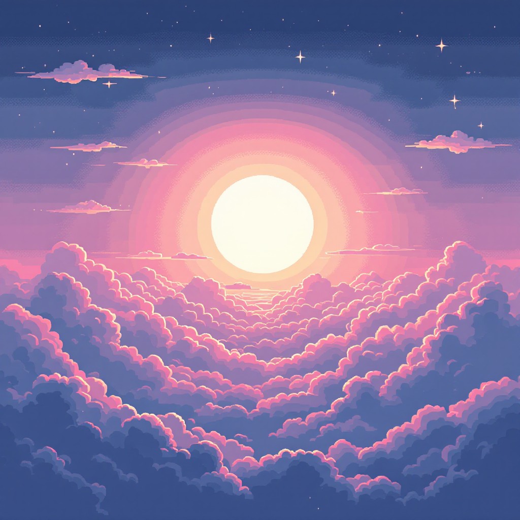 Free Pixel Sky Serenity Image - Pixel, Digital, Retro | Download at ...