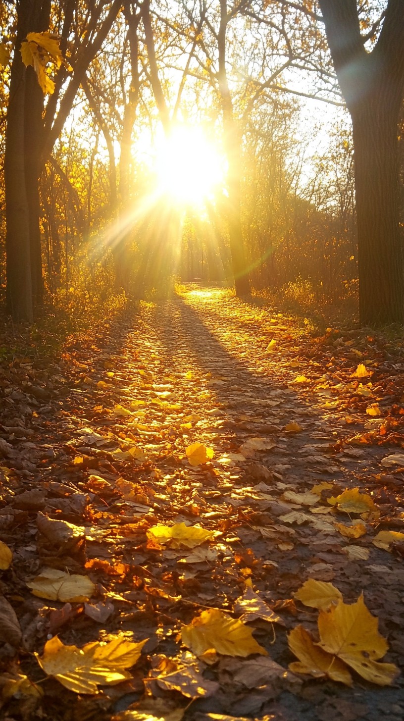 Long Path Sunset Free Autumn Sunset Path Image - Autumn, Sunset, Path | Download at ...