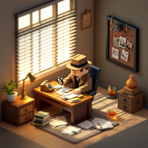 Free Marine Detective Workspace Image - Isometric, Workspace, Marine ...