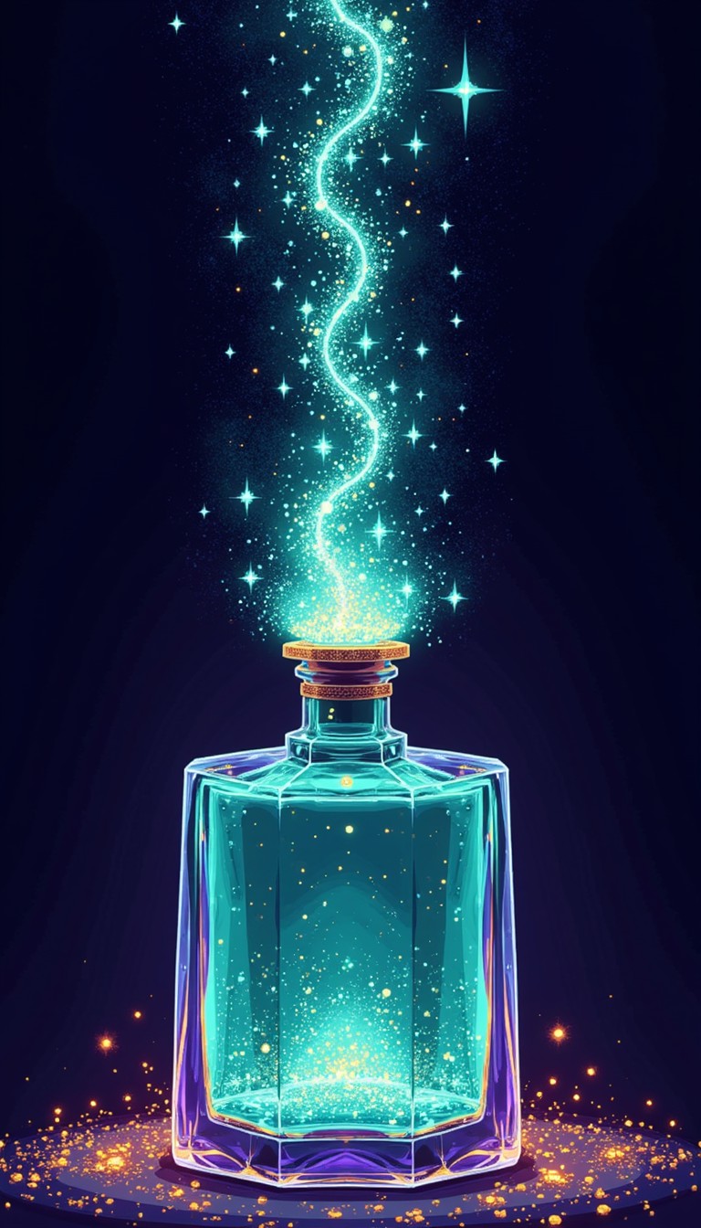 Free Magical Essence Bottle Image - Magical, Teal, Potion | Download at ...