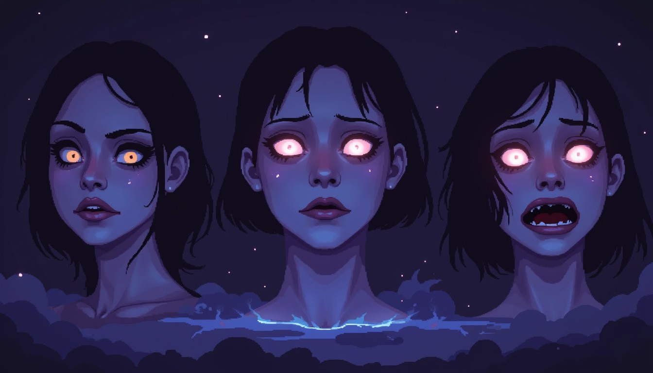 Free Spectral Pixel Faces Image - Ghostly, Pixel, Ethereal | Download ...