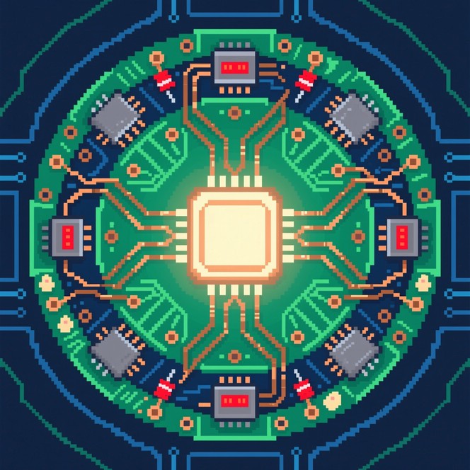 Free Circuit Core Design Image - Circuit, Technology, Digital ...