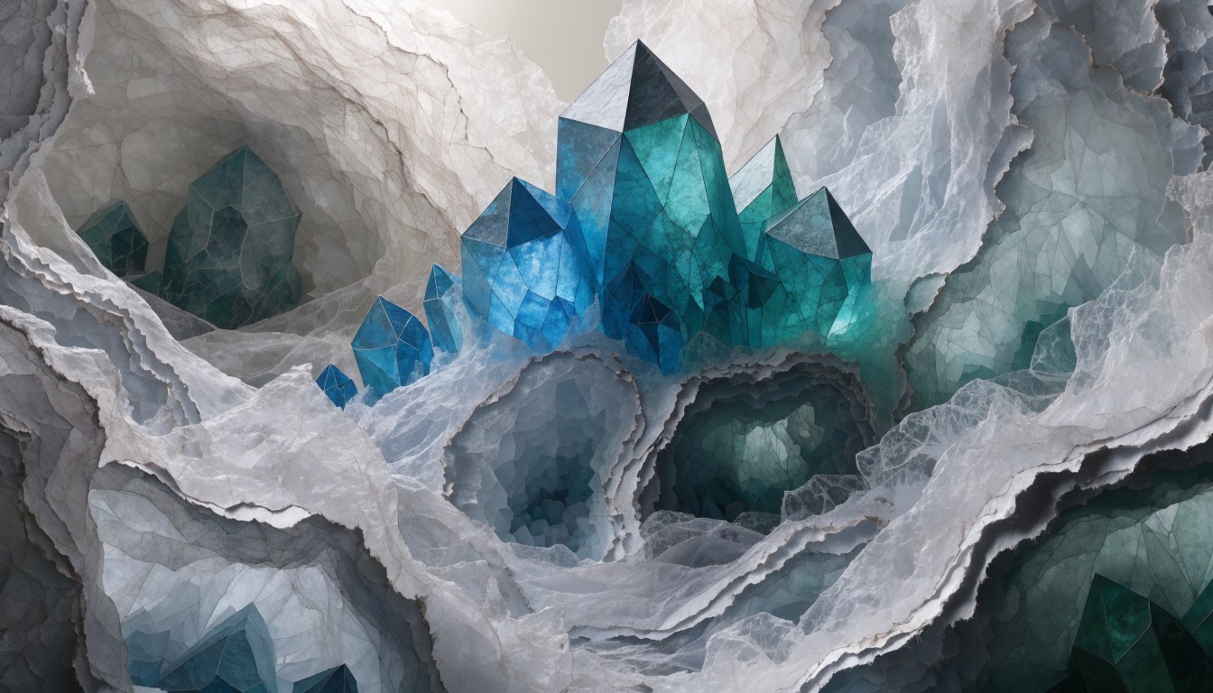 Free Paper Crystal Sculpture Image - Papercraft, Sculpture, Crystals ...