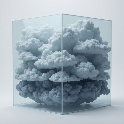 Free Reflective Cube Illusion Image - Reflection, Cube, Clouds ...