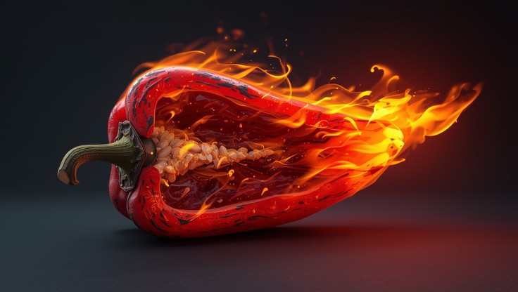 Free Flaming Pepper Inferno Photo - Pepper, Flames, Fire | Download at ...