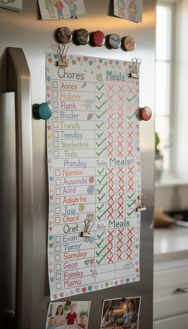 Free Family Chore Tracker Image - Checklist, Organization, Family ...