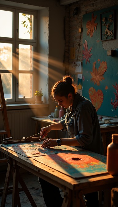 Free Art In Progress Image - Artist, Studio, Sunbeams | Download at ...