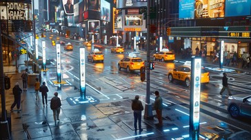 Free Urban Street Scene Image - City, Future, Cars | Download at StockCake